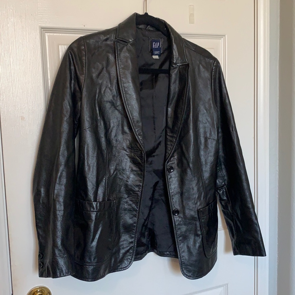 GAP 100% women leather jacket